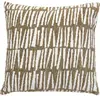 Housse de coussin - ATMOSPHERA - Jeni - Vert kaki - 40x40cm - Chenille synthétique