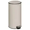 5five Simply Smart - Poubelle Métal Delta 30L Argile Blanche Five