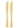 - Lot de 2 Couteaux en Inox "Gold" 22cm Or
