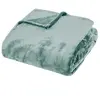 Atmosphera Créateur D'intérieur - Plaid flanelle Cuddly bleu 180x230cm