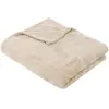 Atmosphera Créateur D'intérieur - Plaid flanelle Roy beige 125x150cm