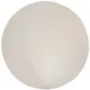 Tapis décoratif rond fourrure Blanc extra doux d 118 cm - Atmosphera