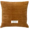 Coussin Déco Matelassé Family Corner 45x45cm Ocre
