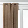 ATMOSPHERA Rideau isolant occultant soana beige 140x260cm RAYURES_NOMADES