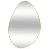 Atmosphera Créateur D'intérieur - Miroir organique Roman doré 60x40cm