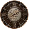 Horloge mécanique - ATMOSPHERA - Yoni - Métal - Marron - D59cm