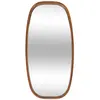 Miroir ovale Jasna bois 80x40cm - Atmosphera createur d'interieur - Marron