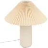 Lampe à poser Talya porcelaine beige H38cm Atmosphera Créateur D'intérieur