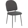 Chaise Kamili gris - Atmosphera createur d'interieur - Gris