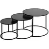 Atmosphera - Lot de 3 Tables d appoint noan Noir l54 45 35cm