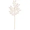 FEERIC LIGHTS & CHRISTMAS Branche décorative spéciale fêtes Feuille Rose métallisé H 74 cm