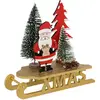 ATMOSPHERA Décoration de Noël Luge "Xmas" 19cm Or