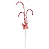 Branche décorative spéciale fêtes 3 Sucres d'orge H 74 cm