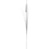 Branche décorative spéciale fêtes Roseau argent H 75 cm