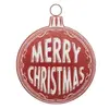 ATMOSPHERA Boule de Noël "Merry Christmas" 40cm Rouge