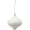Non communiqué Atmosphera Créateur d'intérieur - Boule de Noël Déco Dentelle 8cm Blanc