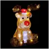 Renne lumineux extérieur H30cm 40 LED + transfo Feeric lights & christmas