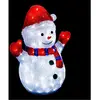 Feeric Lights & Christmas Décoration Lumineuse Extérieur "Bonhomme de Neige" 48cm Blanc