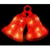 Cloches LED de Noël, rouges
