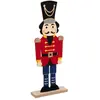 ATMOSPHERA Créateur d'intérieur - Personnage Feutrine Casse Noisette 41cm Rouge