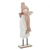 ATMOSPHERA Créateur d'intérieur - Statuette Déco Ange de Noël Etoile 31cm Blanc