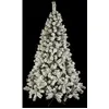 Merkloos / Sans marque Sapin de Noël artificiel Vert Floqué enneigé qualité premium H 150 cm