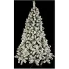 Merkloos / Sans marque Sapin de Noël artificiel Vert Floqué enneigé qualité premium H 210 cm