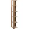 5 five simply smart Étagère Colonne d Angle Effet chêne Naturel Beige