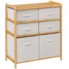 Etagère double 6 tiroirs Tidy Box 5Five - Blanc