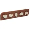 ATMOSPHERA Créateur d'intérieur - Patère Murale 5 crochets Marine 69cm Terracotta