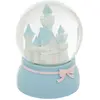 Atmosphera - Boule à Neige Château en résine et Verre D10cm Bleu