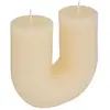 Atmosphera Créateur d'intérieur - Bougie Design Demi 400g Ivoire