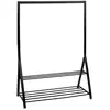 Penderie Portant à vêtements avec étagères en Fer Noir h 167 cm - Five