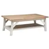 ATMOSPHERA Créateur d'intérieur - Table Basse en Bois Olbia 120cm Blanc
