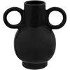 Vase en céramique H22cm noir - Noir - Atmosphera createur d'interieur