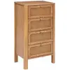 ATMOSPHERA CREATEUR D'INTERIEUR Chiffonier tiria en placage frêne 4 tiroirs 55x38cm LUMIERE_D_HIVER