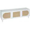 Meuble TV "Cabras" 140x50cm blanc - Atmosphera createur d'interieur