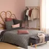 ATMOSPHERA Parure de lit en gaze de coton 240x220cm gris LUMIERE_D_HIVER