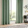 ATMOSPHERA Créateur d'intérieur - Rideau à Oeillets Everly 135x240cm Vert Céladon
