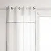 ATMOSPHERA Créateur d'intérieur - Rideau Voilage à Oeillets Fred 140x240cm Blanc
