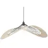 Suspension industrielle Atmosphera - Métal noir et corde beige - L 75 cm