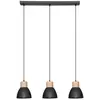 Atmosphera Créateur D'intérieur - Suspension Desy métal noir L64cm