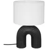 ATMOSPHERA Créateur d'intérieur - Lampe à Poser sur Pied Eidel 40cm Noir & Blanc