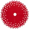 Non communiqué Créateur d'intérieur - Tapis de Sapin Déco Etoiles 100cm Rouge