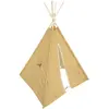 ATMOSPHERA 3S. x Home Tipi enfant Wapi, coton et peuplier, jaune ocre