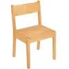 Atmosphera Chaise Enfant en Bois "Robin" 54cm Marron