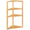 Etagère d'angle bambou 3 niveaux Lab'n Modul 5Five - Bambou