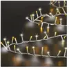 Guirlande Lumineuse Extérieur 50 m 2000 LED Blanc froid & chaud 8 jeux de lumière