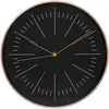 Atmosphera Créateur d'intérieur - Horloge Murale Design Edith 30cm Noir & Cuivre
