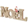 Non communiqué Créateur d'intérieur - Déco de Noël en Bois Père Noël 30cm Marron
